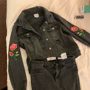 Jean jacket set